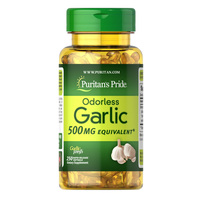 Натуральная добавка Puritan's Pride Odorless Garlic 500 mg, 250 капсул