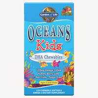 Жирные кислоты Garden of Life Oceans Kids DHA, 120 жевательных таблеток