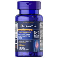 Препарат для суглобів і зв'язок Puritan's Pride Chondroitin Glucosamine MSM 3 Per Day Formula, 30 каплет