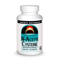 Аминокислота Source Naturals N-Аcetyl Cysteine 600 mg, 60 таблеток