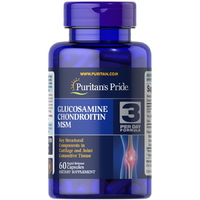 Препарат для суставов и связок Puritan's Pride Chondroitin Glucosamine MSM 3 Per Day Formula, 120 капсул