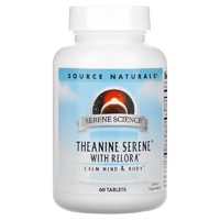 Аминокислота Source Naturals Serene Science Theanine Serene with Relora, 60 таблеток