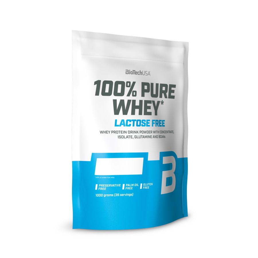 Протеїн BioTech 100% Pure Whey Lactose Free, 1 кг