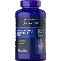 Препарат для суставов и связок Puritan's Pride Chondroitin Glucosamine MSM 3 Per Day Formula, 240 капсул