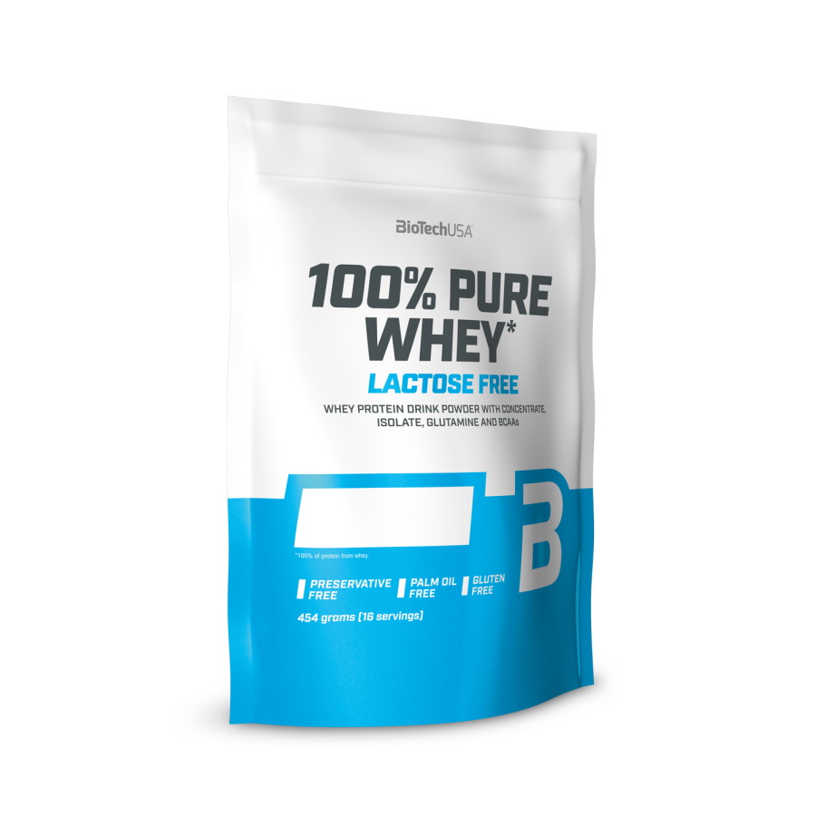 Протеин BioTech 100% Pure Whey Lactose Free, 454 грамм