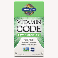 Витамины и минералы Garden of Life Vitamin Code Raw B-Complex, 60 вегакапсул