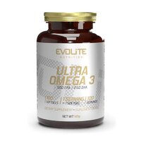 Жирні кислоти Evolite Nutrition Ultra Omega 3 500/250, 100 капсул