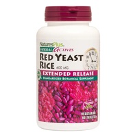Натуральная добавка Natures Plus Herbal Actives Red Yeast Rice 600 mg, 60 таблеток