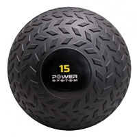 Мяч для фитнеса Power System PS-4117 SlamBall, 15 кг, Black