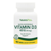 Витамины и минералы Natures Plus Vitamin D3 400 IU, 90 таблеток