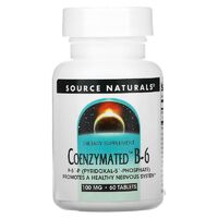 Витамины и минералы Source Naturals Coenzymated Vitamin B6 100 mg, 60 таблеток
