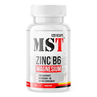 Стимулятор тестостерона MST Zinc B6 Magnesium, 120 вегакапсул