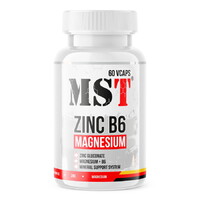 Стимулятор тестостерона MST Zinc B6 Magnesium, 60 вегакапсул
