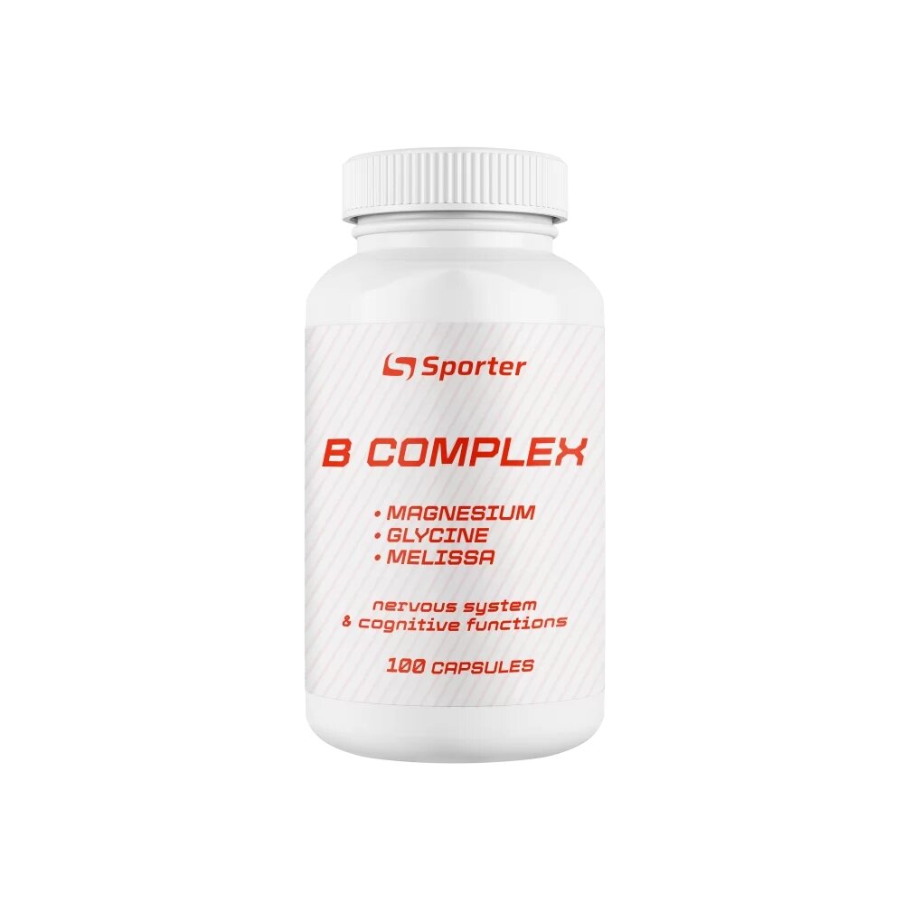 Витамины и минералы Sporter Vitamin B Complex, 100 капсул