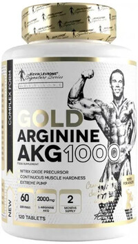 Аминокислота Kevin Levrone Gold Arginine AKG 1000, 120 таблеток