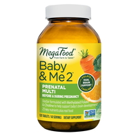 Витамины и минералы MegaFood Baby &amp; Me 2, 120 таблеток