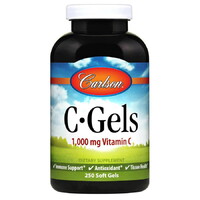 Витамины и минералы Carlson Labs C-Gels, 250 капсул