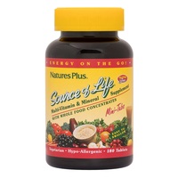 Витамины и минералы Natures Plus Source of Life Multivitamin &amp; Mineral, 180 мини таблеток