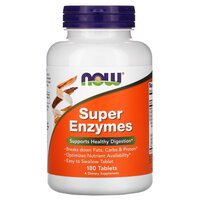 Натуральная добавка NOW Super Enzymes, 180 таблеток СРОК 08.24