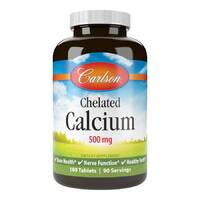 Витамины и минералы Carlson Labs Chelated Calcium, 180 таблеток