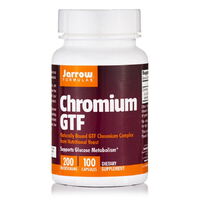 Витамины и минералы Jarrow Formulas Chromium GTF 200 mcg, 100 капсул