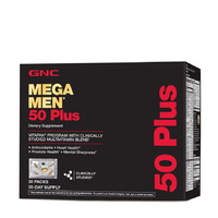 Витамины и минералы GNC Mega Men 50 Plus Vitapak, 30 пакетиков