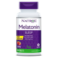 Натуральная добавка Natrol Melatonin 3 mg Fast Dissolve, 90 таблеток, СРОК 06.22