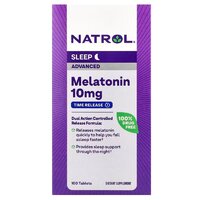 Натуральная добавка Natrol Melatonin 10 mg Time Release, 100 таблеток