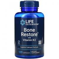 Витамины и минералы Life Extension Bone Restore with Vitamin K2, 120 капсул