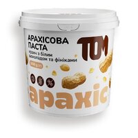 Замінник харчування TOM Арахісова паста кранч з фініками та білим шоколадом, 1 кг, ТЕРМІН 02.26