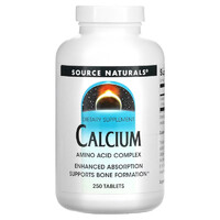 Витамины и минералы Source Naturals Calcium, 250 таблеток