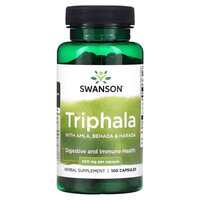 Натуральная добавка Swanson Triphala 500 mg, 100 капсул
