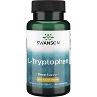 Аминокислота Swanson L-Tryptophan 500 mg, 60 капсул