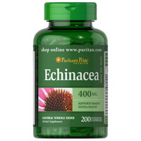 Натуральная добавка Puritan's Pride Echinacea 400 mg, 200 капсул