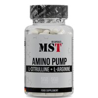 Предтренировочный комплекс MST Amino Pump, 60 капсул