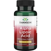 Натуральна добавка Swanson Alpha Lipoic Acid 600 mg, 60 капсул