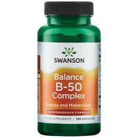 Витамины и минералы Swanson Balance B-50 Complex, 100 капсул