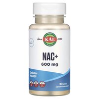 Аминокислота KAL NAC+ 600 mg, 30 таблеток