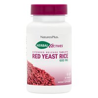 Натуральна добавка Natures Plus Herbal Actives Red Yeast Rice Extended Release, 30 таблеток