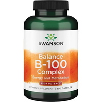 Витамины и минералы Swanson Balance B-100 Complex, 100 капсул