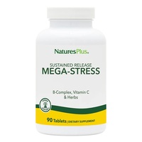 Витамины и минералы Natures Plus	Mega-Stress Complex, 90 таблеток