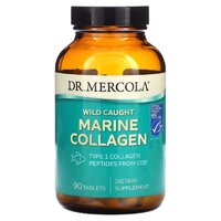 Препарат для суглобів і зв'язок Dr. Mercola Wild Caught Marine Collagen, 90 таблеток