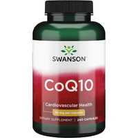 Натуральная добавка Swanson CoQ10 30 mg, 240 капсул
