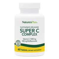 Витамины и минералы Natures Plus Super C Complex Sustained Release, 60 таблеток