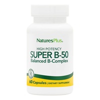 Витамины и минералы Natures Plus Super B-50, 60 вегакапсул