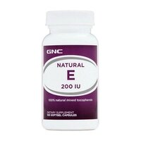 Витамины и минералы GNC Natural E 200 IU, 100 капсул