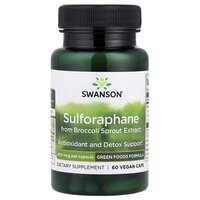 Натуральная добавка Swanson Sulforaphane 400 mg, 60 вегакапсул