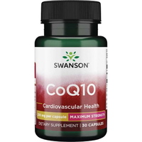 Натуральная добавка Swanson CoQ10 200 mg Maximum Strength, 30 капсул
