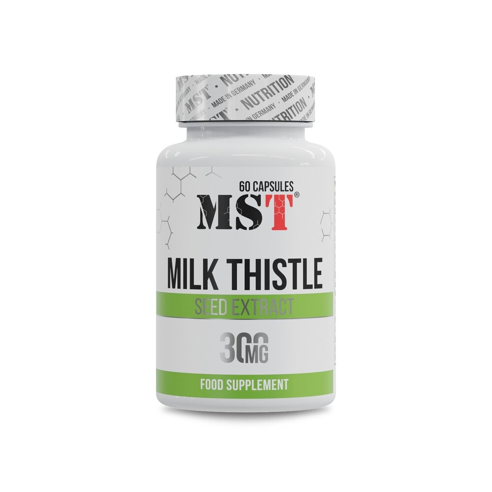 Натуральна добавка MST Milk Thistle 300 mg, 60 капсул