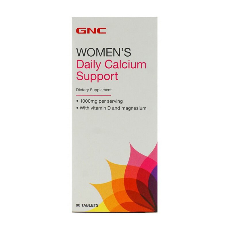 Витамины и минералы GNC Women's Daily Calcium Support, 90 таблеток